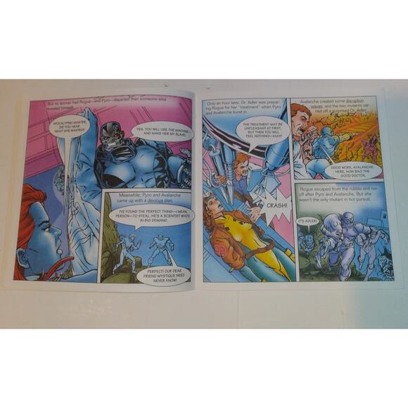 Marvel Vintage X-Men Experiment On Muir Island Paperback TV Series Book 1994 - Picture 5 of 5